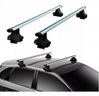 Barras Portaequipajes Aluminio Base 8103  Jsa-152 1.37mts