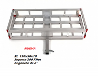 CESTA O CANASTA DE CARGA TRASERA GO CAMP ALUMINIO XL