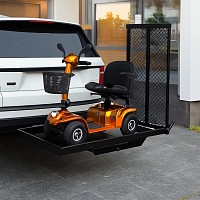 CESTA DE CARGA CON RAMPLA PARA SILLA DE RUEDAS
