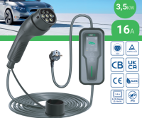 Cargador Portatil Para Vehiculos Electricos 3.5 KW 16A Tipe2