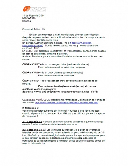 Carta Gerente Gral. NOVA-RANK