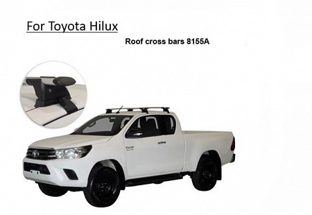 Barras Portaequipajes de Aluminio Universales 8155 Hilux Vigo