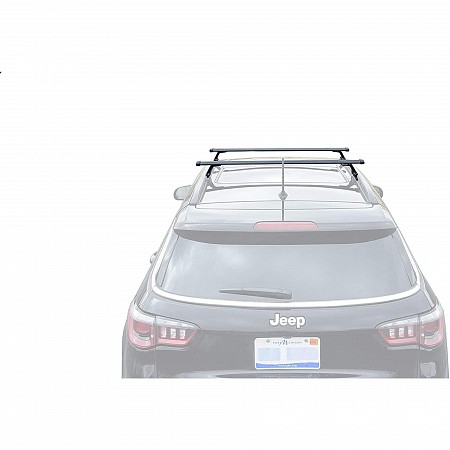 Barras Portaequipajes OEM Jeep Compass aluminio negra 2017 - 2025