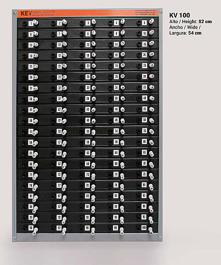 SISTEMA CONTROL DE 100 LLAVES KEYVIGILANT KV100