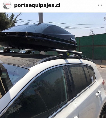 OFERTA CAJA PORTAEQUIPAJES MEEDO + BARRAS PORTAEQUIPAJES SOBRE RIEL