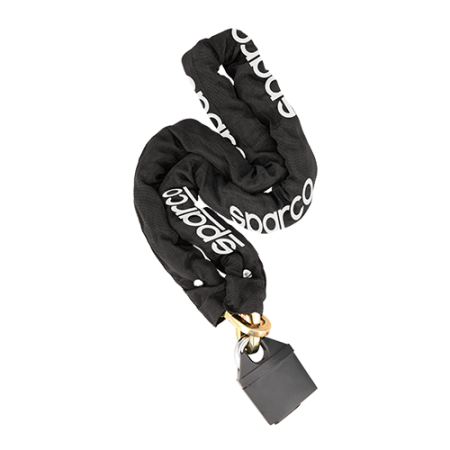 Cadena y candado De Seguridad Sparco Rueda Repuesto Negro SPT181BK