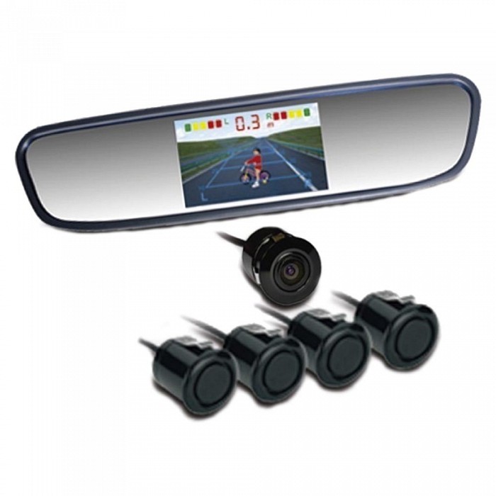 kit espejo camara y sensor de retroceso beste s305